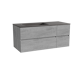 Storke Edge badkamermeubel met Scuro wastafel