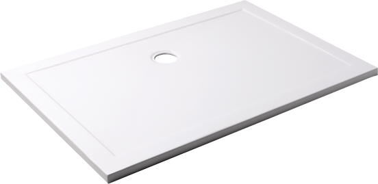 Luca Varess Soft receveur de douche 140 x 90 cm acrylique blanc mat