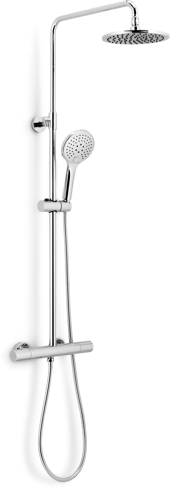 Blaufoss Orion 200 colonne de douche de pluie mitigeur thermostatique chrome brillant