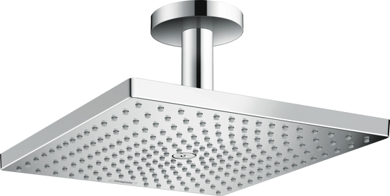 Hansgrohe Raindance E300 quadratische kopfdusche Regen-Duschkopf Ø30cm Chrom glänzend