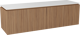 Balmani Eclips meuble salle de bains avec tablette pour vasques Stretto