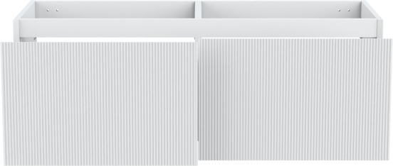 Balmani Fila zwevende wastafelonderkast 135 x 55 cm mat wit 4 lades