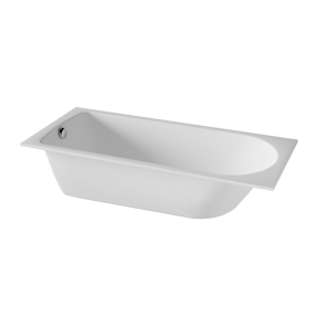 Luca Varess Snello baignoire encastrable mono 170 x 75 cm acrylique blanc mat