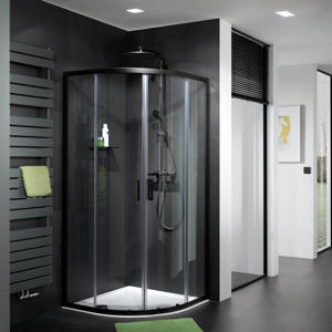 Luca Varess Vidor douche en coin avec porte coulissante