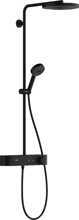Hansgrohe Pulsify S260 Duschsystem mit Thermostat-Armatur Schwarz matt