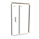 Balmani Senses Design jeu de profil pour porte de douche