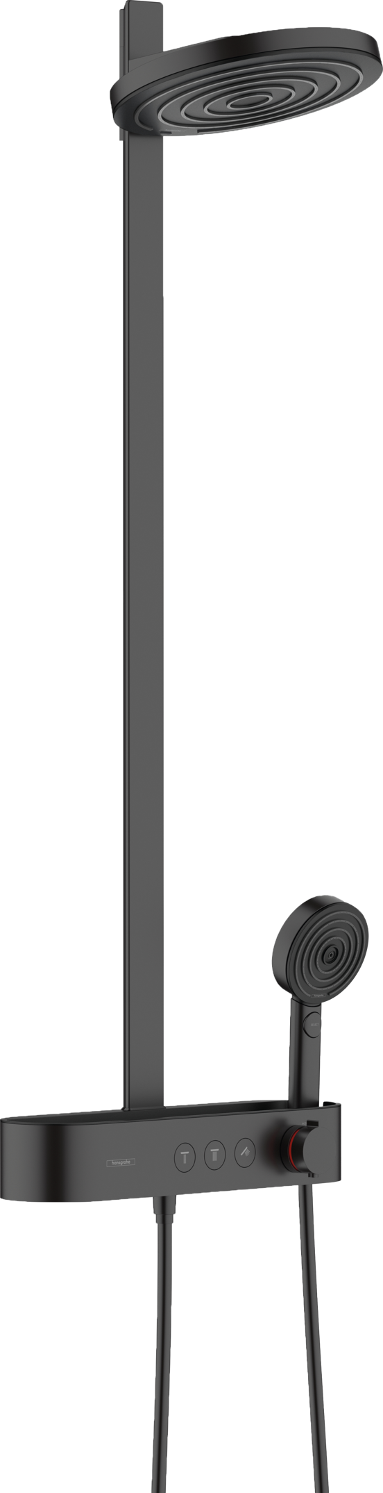 Hansgrohe Pulsify S260 colonne de douche de pluie robinet thermostatique noir mat