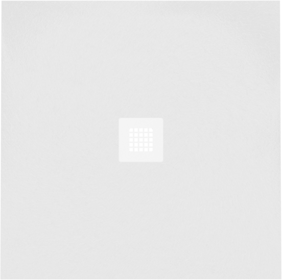 Balmani Vega receveur de douche 80 x 80 cm marbre composite blanc texture ardoise