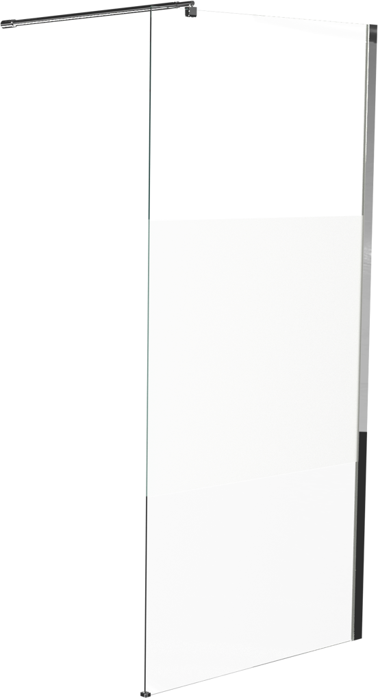 Linie Walk-In Walk-In Dusche: 140 x 200 cm, Klarglas, Chrom Profil, glänzend