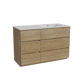Storke Edge meuble salle de bains avec plan vasque Diva