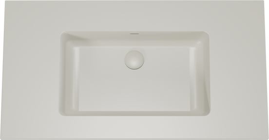 Storke Diva plan simple top solid soie grise matte 95 x 52 cm