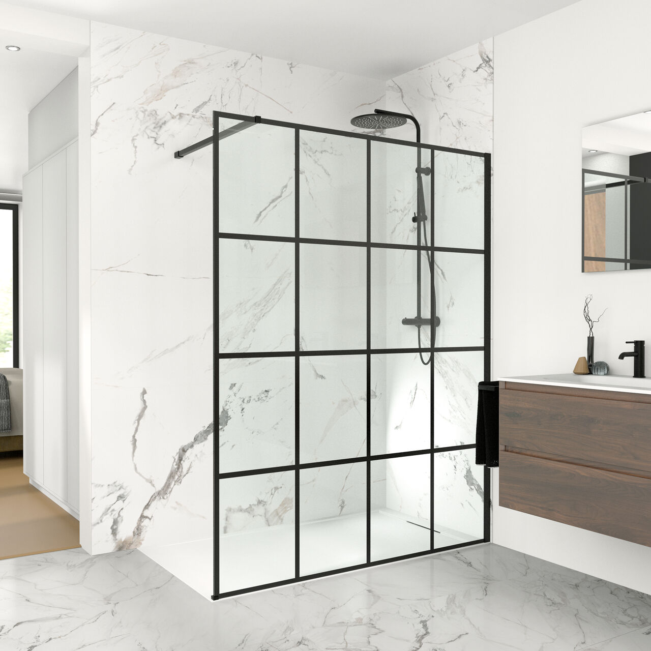 Balmani Modular Walk-in Dusche