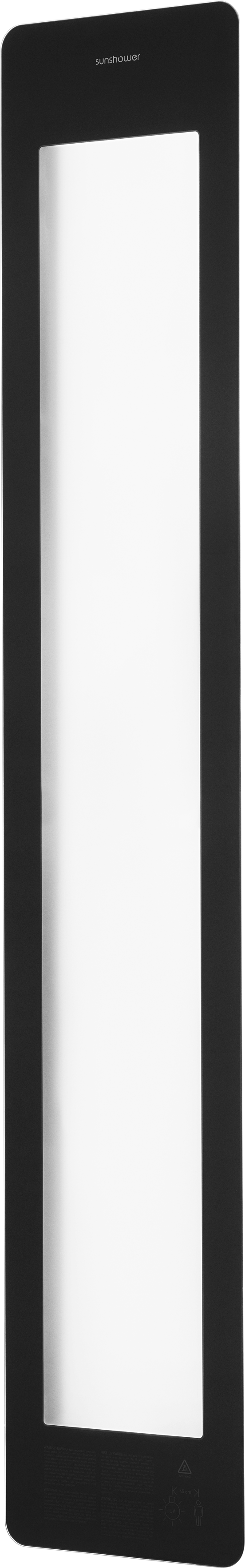 Sunshower large Glasplatte Black