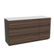 Storke Edge meuble salle de bains avec tablette pour vasques Tavola