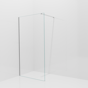 Balmani Modular inloopdouche: 110 x 200 cm, Helder glas, Hoogglans chroom profielen