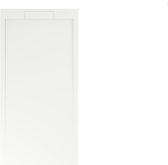 Balmani Andes receveur de douche 160 x 80 cm Solid Surface blanc mat