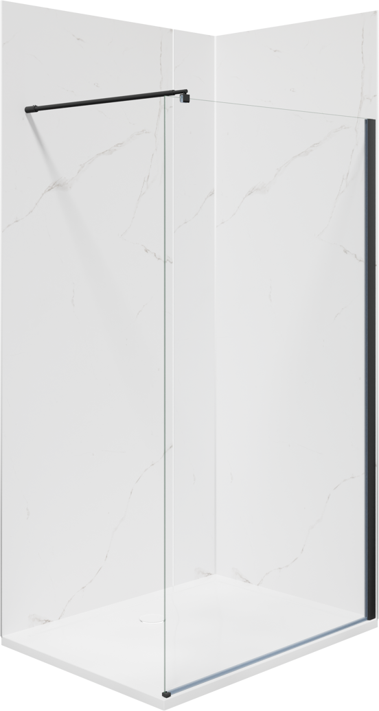Luca Varess Artdeco douchewandbekleding 90 x 90 x 90 x 244 cm alu-composiet witte marmer look mat