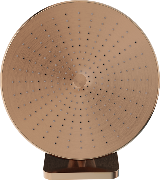 Blaufoss Onos 250  hoofddouche rond 25 cm met douchearm  Brushed Rosegold