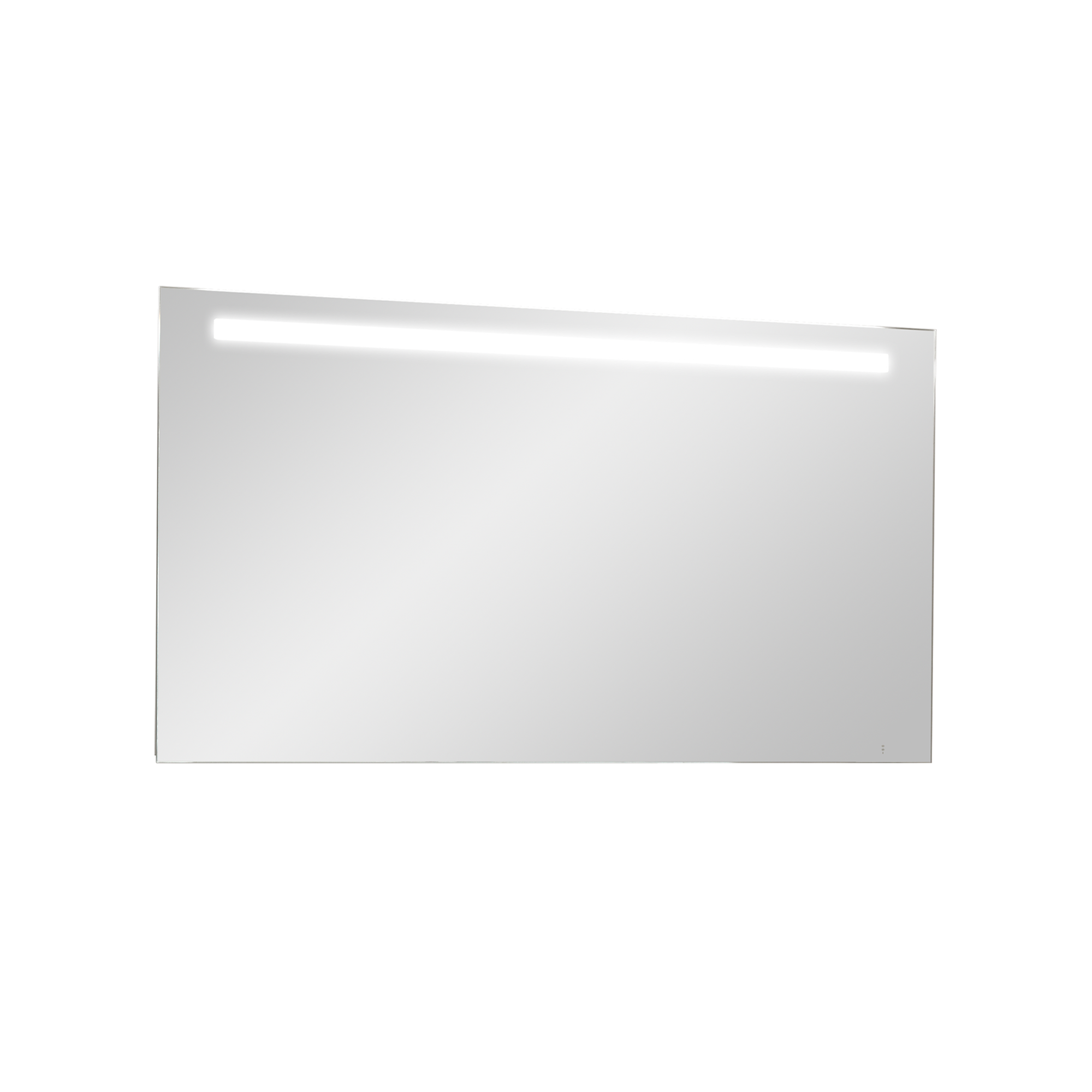 Storke Lucio rechthoekig badkamerspiegel 130 x 65 cm met spiegelverlichting en -verwarming