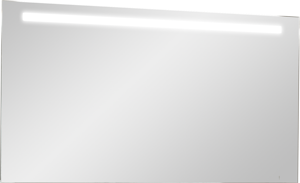 Storke Lucio Badspiegel mit Beleuchtung: Rechteckig, 130 x 65 cm