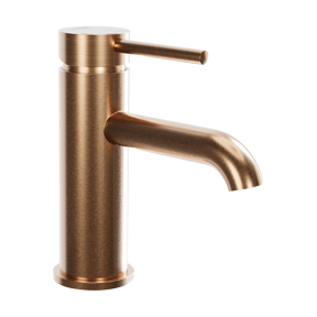 Blaufoss Round EcoStart robinet de lavabo standard Brushed Rosegold