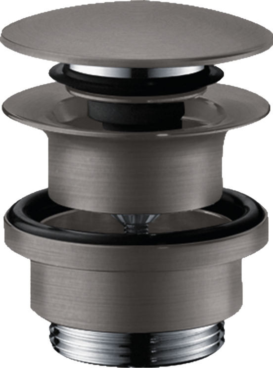 Hansgrohe crépine lavabo fermable Brushed Black Chrome