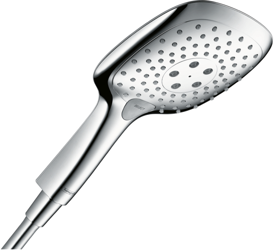 Hansgrohe Raindance Select E150 handdouche 3 straalsoorten glanzend chroom