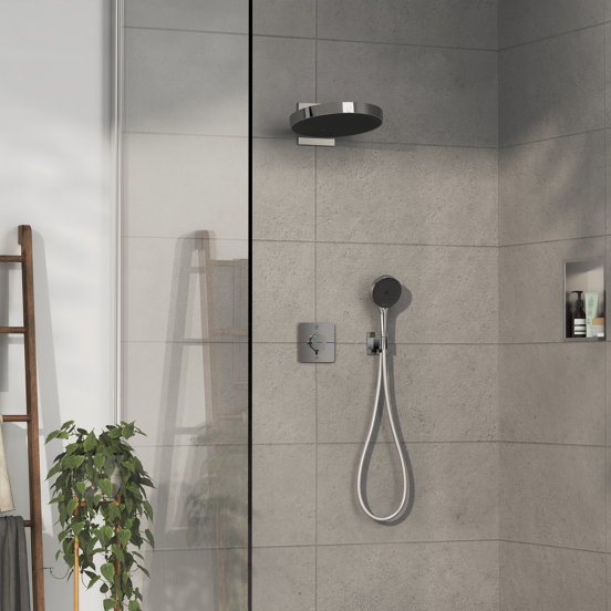 Hansgrohe Showerselect Comfort Q inbouw thermostaat 2 uitgangen glanzend chroom
