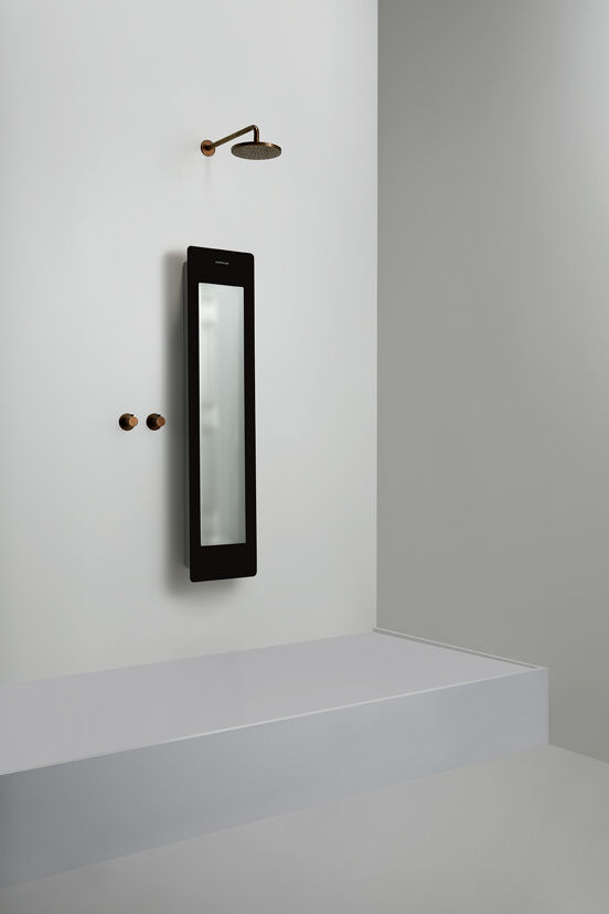 Sunshower Plus M Infrarood en UV Vlakke opbouw black