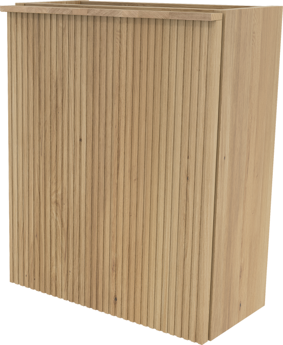 Balmani Forma zwevende fonteinkast 42 x 21 cm naturel eiken