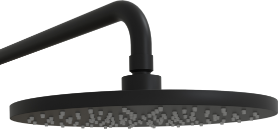 Blaufoss Bodan 250 regendoucheset thermostatische kraan mat zwart