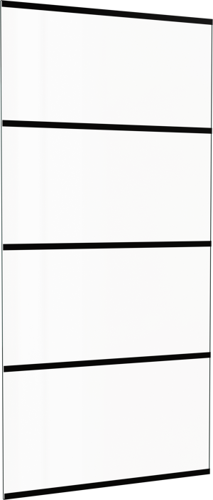 Balmani Senses Design zijpaneel 90 cm x 210 cm Lined glas