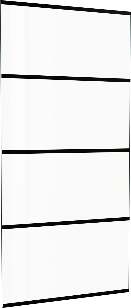 Balmani Senses Design Seitenwand 90 cm x 210 cm Lined Glas