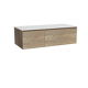 Storke Edge badkamermeubel met Tavola wastafelblad voor waskom(men)