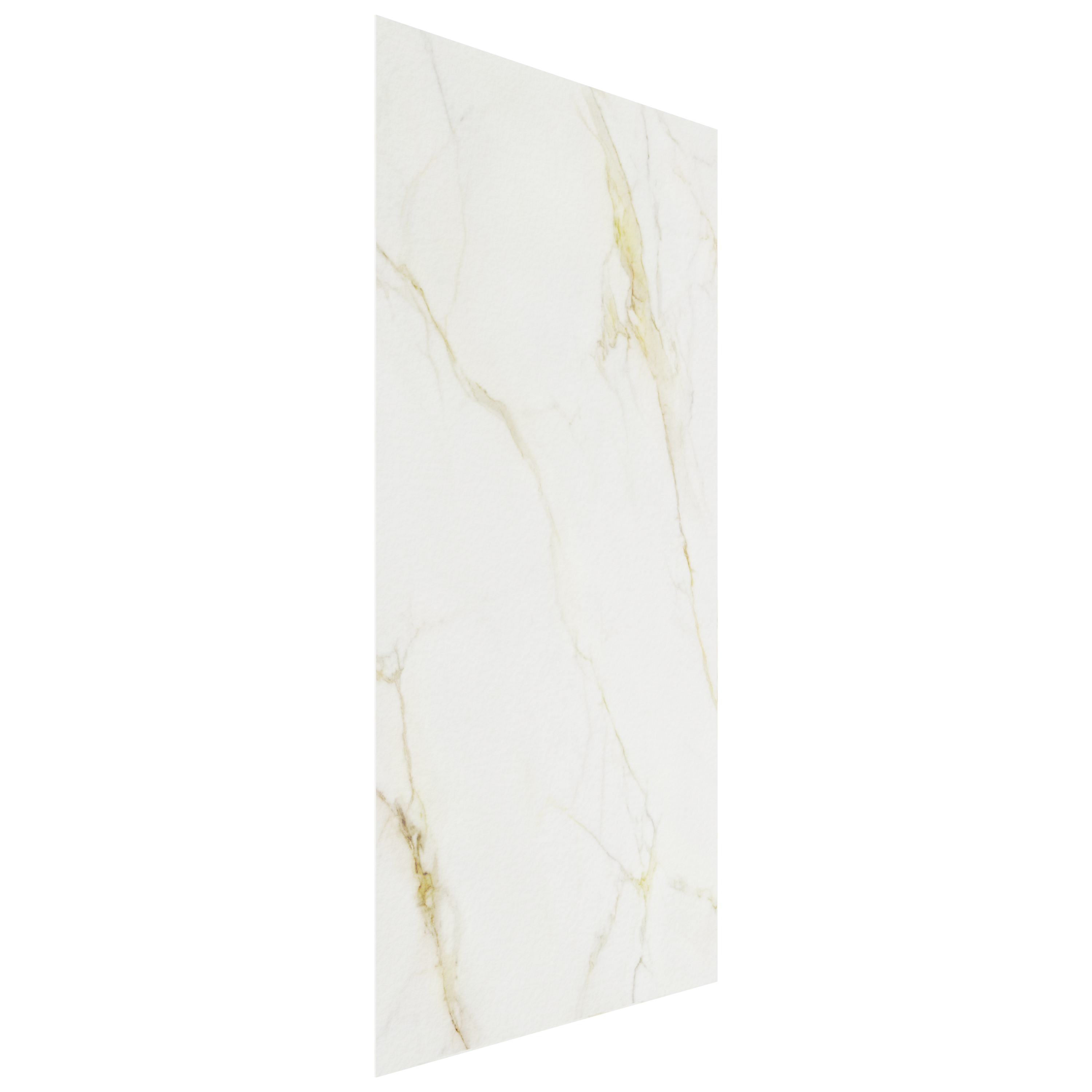 Balmani Impress douchewandpaneel 120 x 240 cm composiet witte marmer look