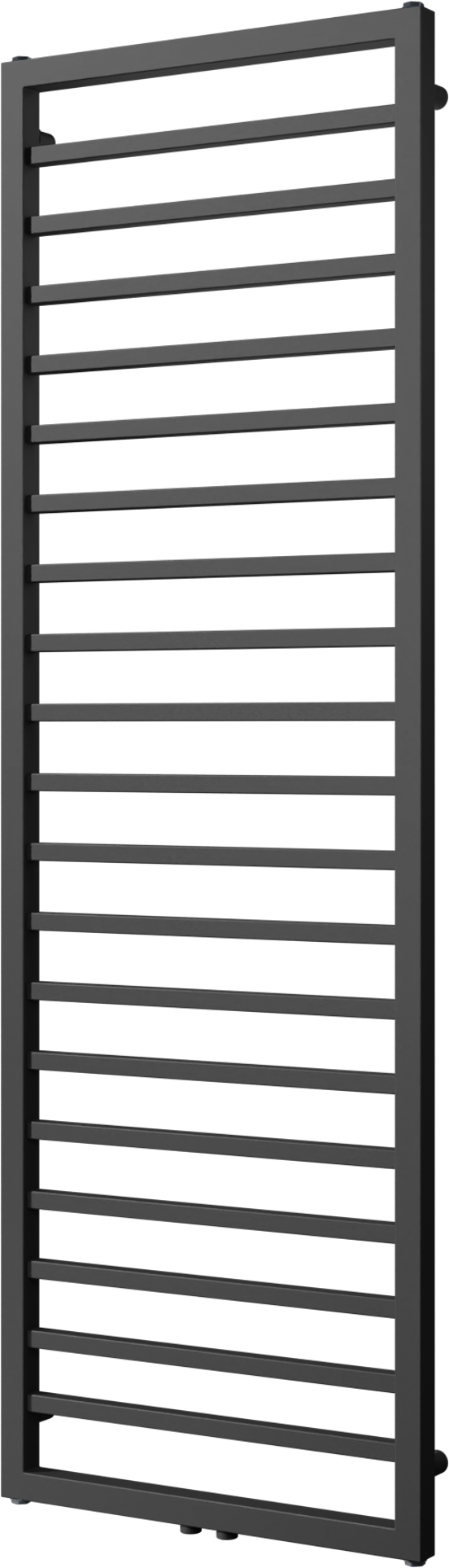 Vipera Listona einzel Handtuchheizkörper 50 x 180 cm elektrische Heizung schwarz matt  500W, inkl. Widerstand, nicht für Deutschland geeignet