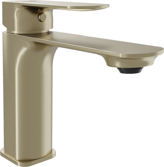 Blaufoss Bodan EcoStart robinet de lavabo standard brushed champagne gold