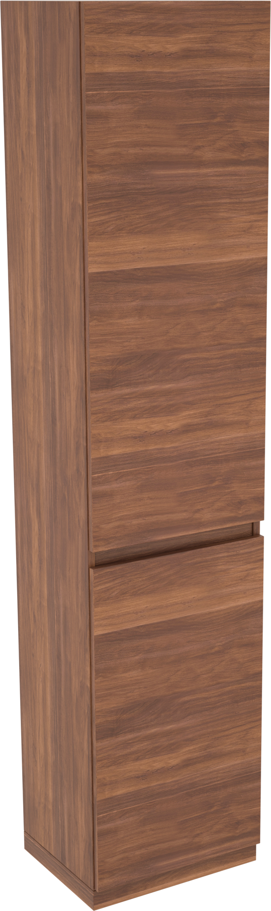 Balmani Lucida stehender Hochschrank rechts, Nussbaum, 45 x 35 x 195 cm