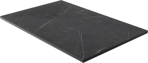 Luca Varess Suite Duschwanne 140 x 90 cm Marmorkomposit Marble Dark 