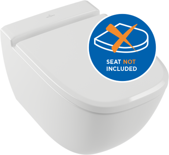 Villeroy & Boch Antheus hangtoilet glanzend wit randloos zonder wc-bril