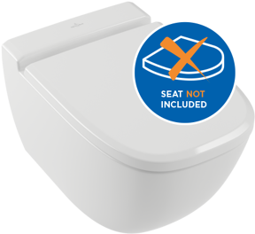 Villeroy & Boch Antheus hangtoilet glanzend wit randloos zonder wc-bril