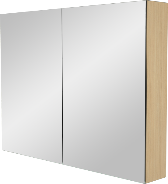 Storke Reflecta spiegelkast 100 x 75 cm natuur eik