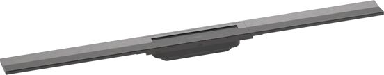Hansgrohe RainDrain Flex Fertigset Duschrinne kürzbar 90cm Brushed Black Chrome