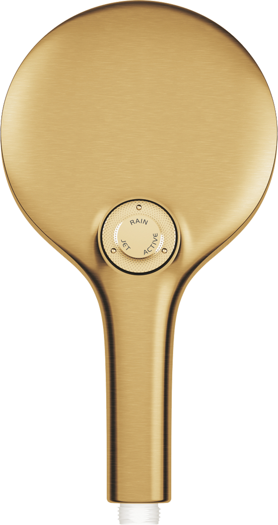 Grohe Rainshower Smartactive 130 handdouche ø13cm 3 functies Brushed Cool Sunrise