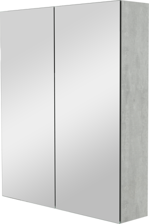 Storke Reflecta spiegelkast 65 x 75 cm beton donkergrijs