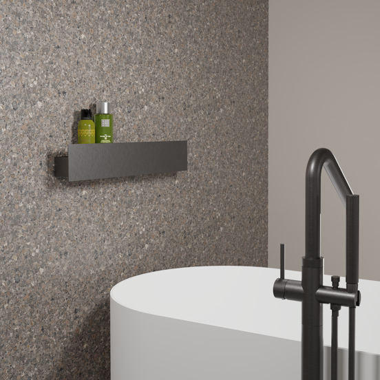 Balmani Uma Wandregal, Brushed GunMetal 60 x 8.5 cm