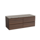 Balmani Lucida badkamermeubel met Stretto wastafelblad voor waskom(men)