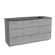 Storke Edge badkamermeubel met Scuro wastafel