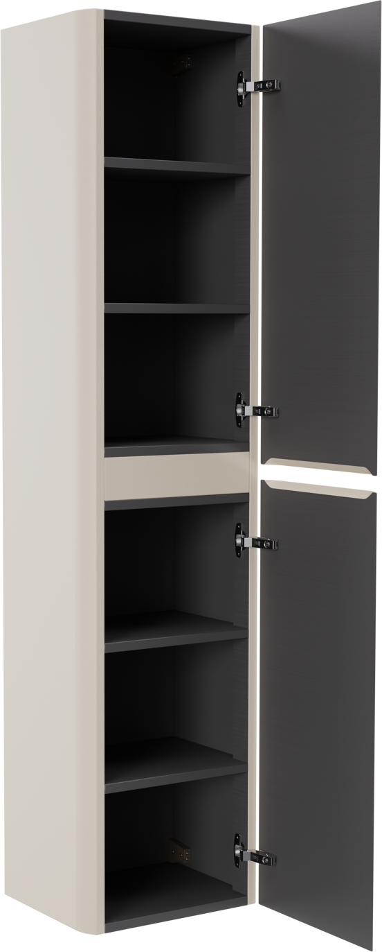 Storke Soft hängender Hochschrank Sand matt 40 x 35 x 170 cm