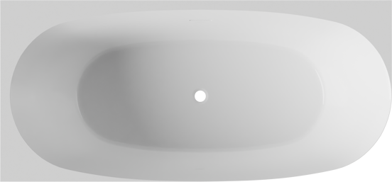 Luca Varess Sutilo baignoire d'angle gauche duo 170x75cm acrylique blanc brillant